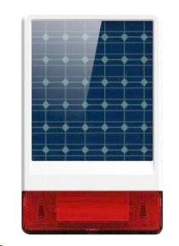 iGET P12 BEZPIECZEŃSTWO Bezprzewodowa solarna syrena zewnętrzna 110 dB