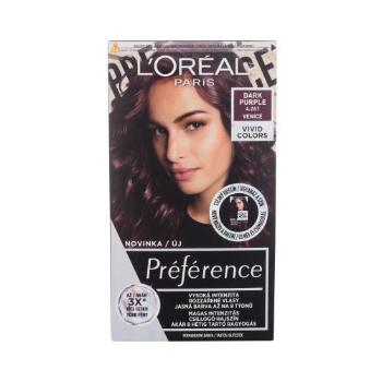 L'Oréal Paris Préférence Vivid Colors 60 ml farba do włosów dla kobiet Uszkodzone pudełko 4,261 Dark Purple