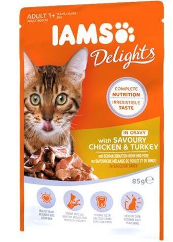 IAMS Cat Adult All Breeds Chicken &amp; Turkey In Gravy 85 g
