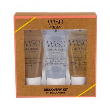 Shiseido Waso Quick Gentle Cleanser zestaw Żel oczyszczający 30 ml + Mleczko 30 ml + Krem na dzień 30 ml dla kobiet