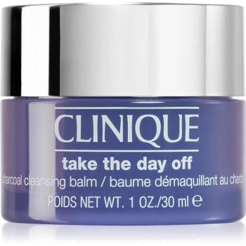 Clinique Take The Day Off™ Charcoal Detoxifying Cleansing Balm Mleczko oczyszczające do twarzy z aktywnym węglem 30 ml
