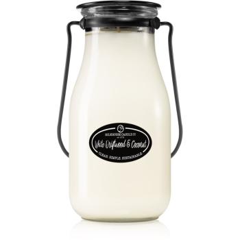Milkhouse Candle Co. Creamery White Driftwood & Coconut świeczka zapachowa Milkbottle 397 g