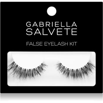 Gabriella Salvete False Eyelash Kit sztuczne rzęsy z klejem typ Basic Black