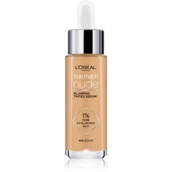 L’Oréal Paris True Match Nude Plumping Tinted Serum serum do ujednolicenia kolorytu skóry odcień 4-5 Medium 30 ml