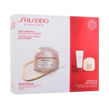Shiseido Benefiance Anti-Wrinkle Program For Eyes zestaw Krem pod oczy 15 ml + serum do twarzy 5 ml + krem do twarzy na dzień 15 ml dla kobiet