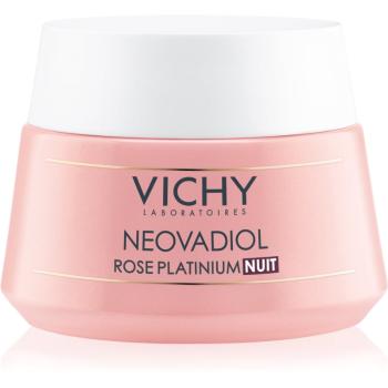 Vichy Neovadiol Rose Platinium rozświetlający i regenerujący krem na noc do skóry dojrzałej 50 ml