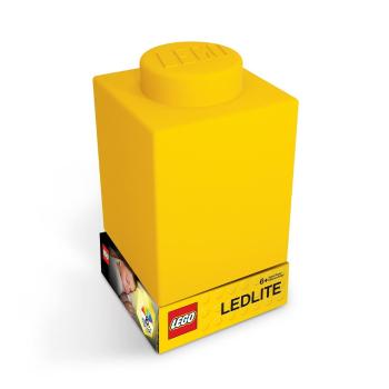 Żółta silikonowa lampka nocna LEGO® Classic Brick