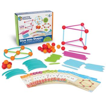 Learning Resources® Dive into shapes! Zestaw geometryczny - Morze