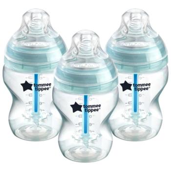 Tommee Tippee C2N Closer to Nature Anti-Colic butelka dla noworodka i niemowlęcia antykolkowy 0m+ 3x260 ml