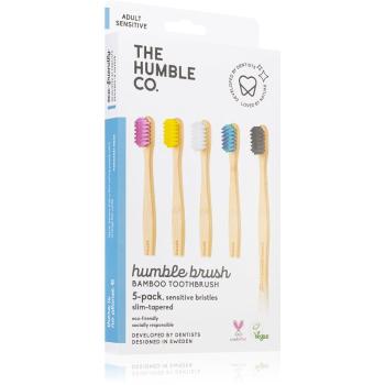 The Humble Co. Brush Adult bambusowa szczoteczka do zębów extra soft I. 5 szt.