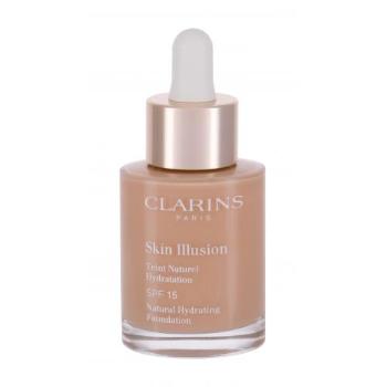 Clarins Skin Illusion Natural Hydrating SPF15 30 ml podkład dla kobiet 106 Vanilla