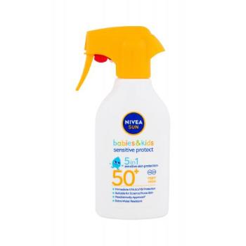 Nivea Sun Babies & Kids Sensitive Protect Spray SPF50+ 270 ml preparat do opalania ciała dla dzieci