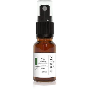 Herbliz Sativa CBD Oil 5% spray do ust z CBD 10 ml