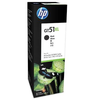 HP originální ink bottle X4E40AE, HP GT51XL, black, 6000str., 135ml, HP DeskJet GT 5820serie, Cronos