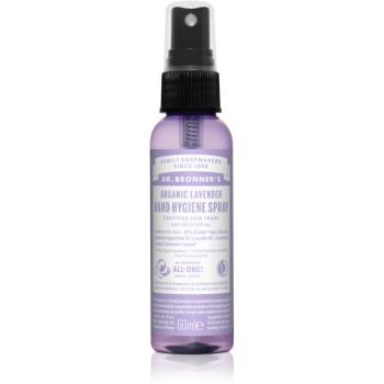 Dr. Bronner’s Lavender spray oczyszczający bez spłukiwania do rąk 60 ml
