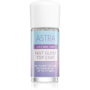 Astra Make-up S.O.S Nail Care Fast Gloss Top Coat lakier nawierzchniowy zapewniający doskonałą ochronę i intensywny blask 12 ml
