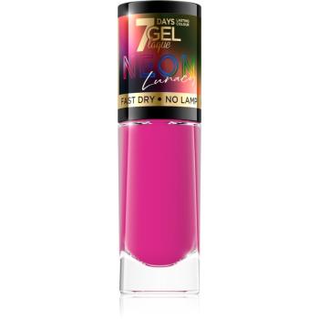 Eveline Cosmetics 7 Days Gel Laque Neon Lunacy neonowy lakier do paznokci odcień 84 8 ml