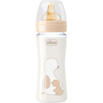 Chicco Original Touch Glass Neutral butelka dla noworodka i niemowlęcia 240 ml