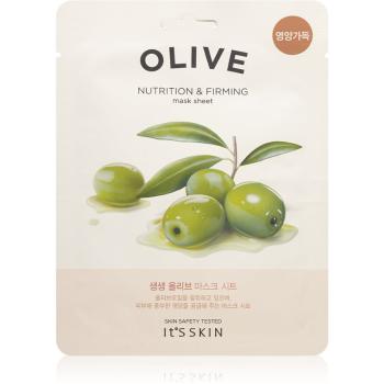 It´s Skin The Fresh Mask Olive maska odżywcza w płacie z ekstraktem z oliwek 22 g