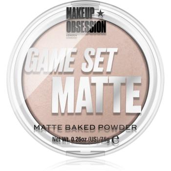 Makeup Obsession Game Set Matte wypiekany puder matujący odcień Cabo 7.5 g