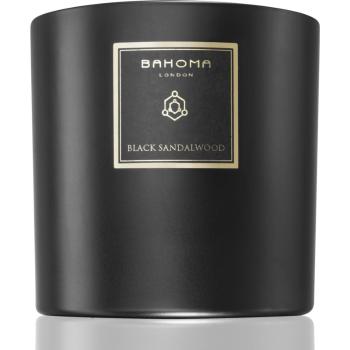 Bahoma London Obsidian Black Collection Black Sandalwood świeczka zapachowa 620 g