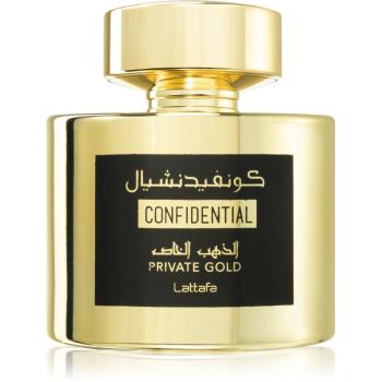 Lattafa Confidential Private Gold woda perfumowana unisex 100 ml