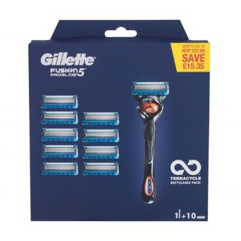 Gillette Fusion5 Proglide maszynka do golenia Maszynka do golenia z jednym ostrzem 1 szt + Zapasowe ostrze 9 szt dla mężczyzn
