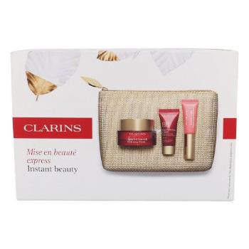 Clarins Instant Smooth zestaw Instant Smooth 15 ml + BB Skin Perfecting Cream SPF25 8 ml 02 + Instant Light Natural Lip Perfector 5 ml 01 + Bag W