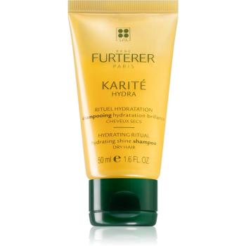 René Furterer Karité Hydra szampon nawilżający nadający blask włosom suchym i łamliwym 50 ml