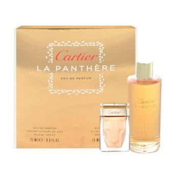 Cartier La Panthère zestaw Edp 25ml + 75ml edp wkład dla kobiet Uszkodzone pudełko