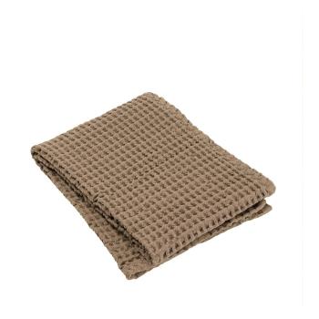 Brązowy bawełniany ręcznik Blomus Caro, 100x50 cm