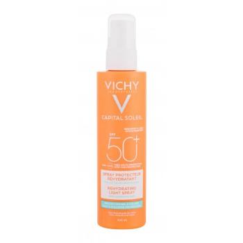 Vichy Capital Soleil Rehydrating Light Spray SPF50 200 ml preparat do opalania ciała dla kobiet