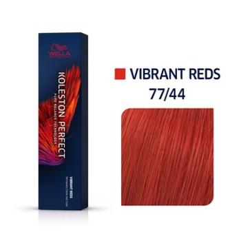 Wella Professionals Koleston Perfect Vibrant Reds profesjonalna permanentna farba do włosów 77/44 60 ml