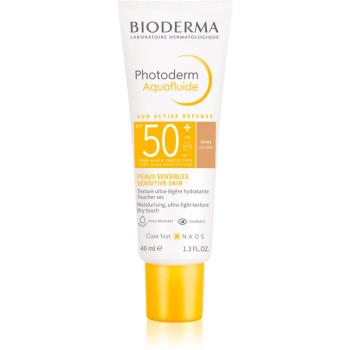 Bioderma Photoderm Aquafluid ochronny ultralekki fluid do twarzy SPF 50+ odcień Golden 40 ml