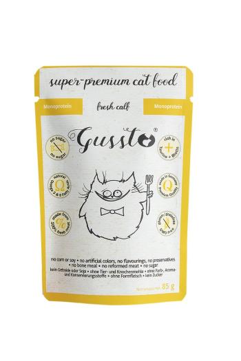 GUSSTO Cat Fresh Calf mokra karma dla kotów świeża cielęcina 85 g