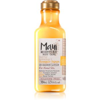 Maui Moisture Lightly Hydrating + Pineapple Papaya mleczko do ciała pod prysznic 385 ml