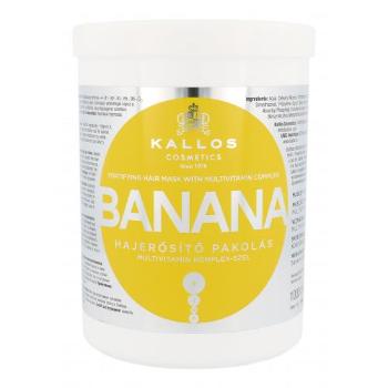 Kallos Cosmetics Banana 1000 ml maska do włosów dla kobiet