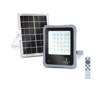 - LED Ściemnialny naświetlacz solarny LED/30W/3,2V IP67 + pilot