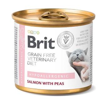 BRIT Veterinary Diet Hypoallergenic Salmon&amp;Pea dla kota na alergię 200 g
