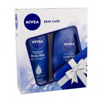 Nivea Creme Care zestaw 250ml Creme Care Cream Shower + 250ml Body Nourishing Milk dla kobiet Uszkodzone pudełko