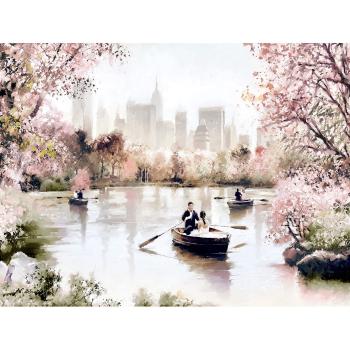 Obraz Styler Canvas Romantic Lake, 85x113 cm