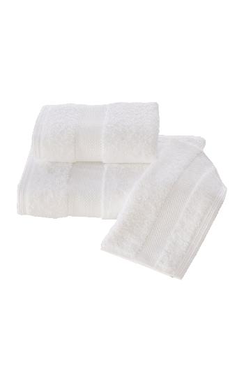 Luksusowy mały ręcznik DELUXE 30x50cm z Modalu Biały