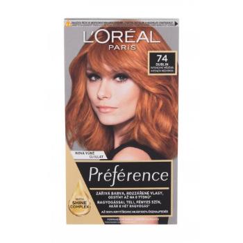 L'Oréal Paris Préférence Féria 60 ml farba do włosów dla kobiet Uszkodzone pudełko 74 Dublin