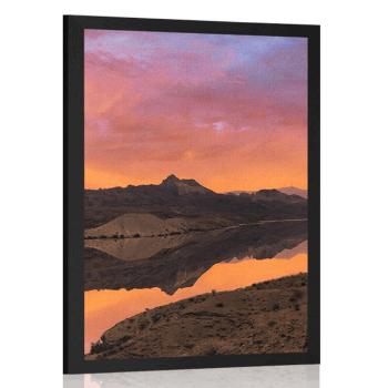 Plakat uroczy krajobraz - 40x60 black