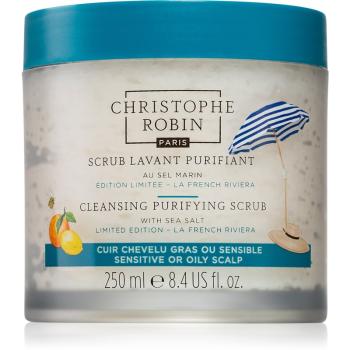 Christophe Robin Cleansing Purifying Scrub with Sea Salt La French Riviera szampon oczyszczający z efektem peelingu edycja limitowana 250 ml