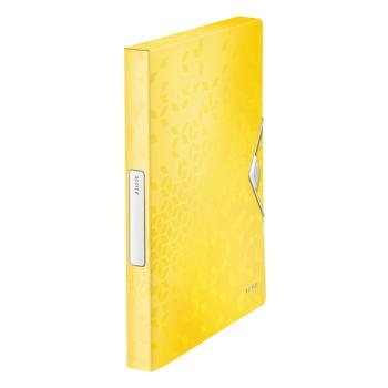 Żółty pojemnik na dokumenty Leitz