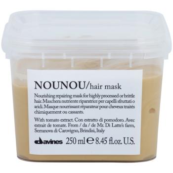 Davines NouNou maseczka odżywcza do włosów zniszczonych zabiegami chemicznymi 250 ml