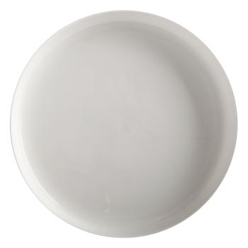 Biały porcelanowy talerz z podwyższoną krawędzią Maxwell & Williams Basic, ø 33 cm