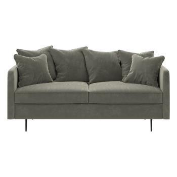 Beżowa aksamitna sofa Ghado Esme, 176 cm