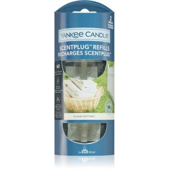 Yankee Candle Clean Cotton Refill napełnienie do elektrycznego dyfuzora 2x18,5 ml